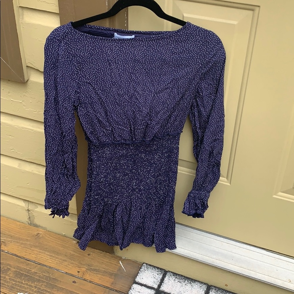 urban outfitters poka-dot dress